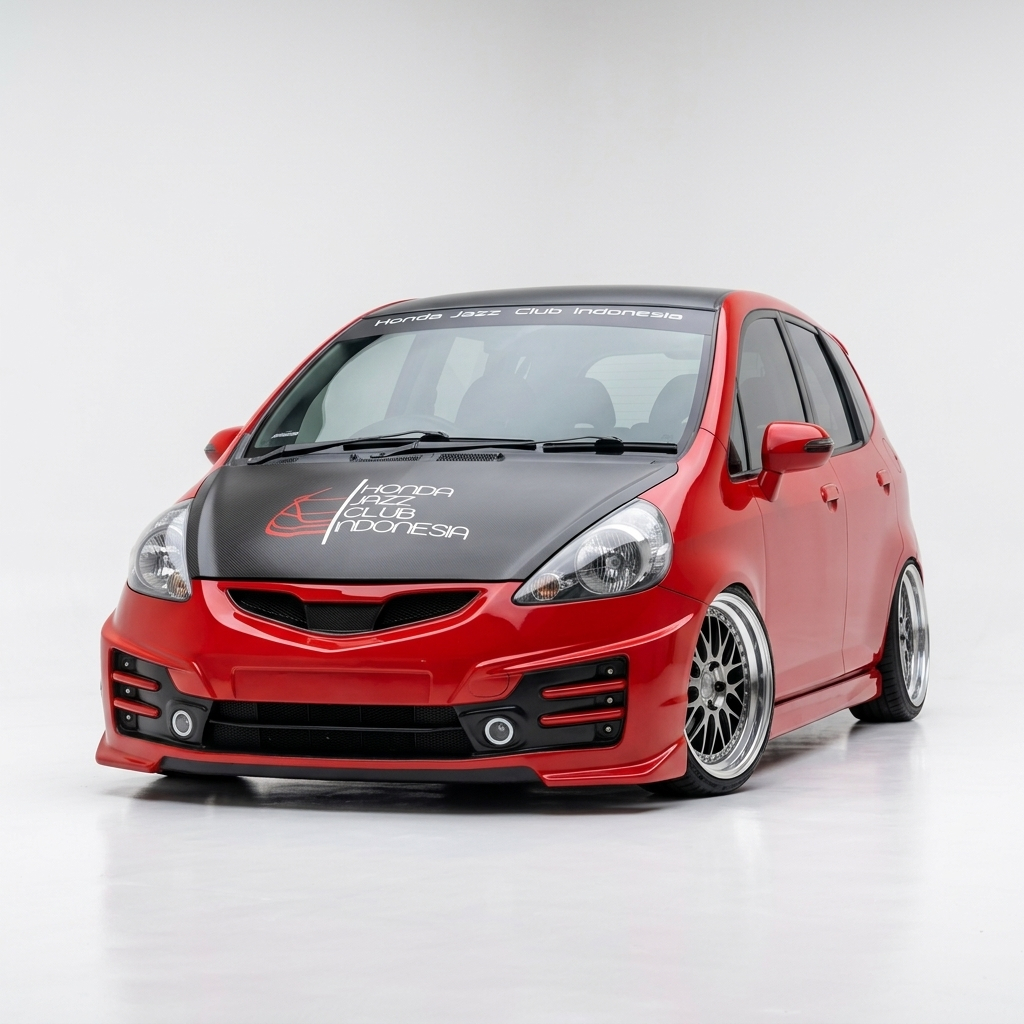 BODYKIT JAZZ gd3  BODYKIT JAZZ 2003-2008 Adaptasi MUGEN RS+ Aksesoris BODY KIT JAZZ  Tanpa Aksesoris