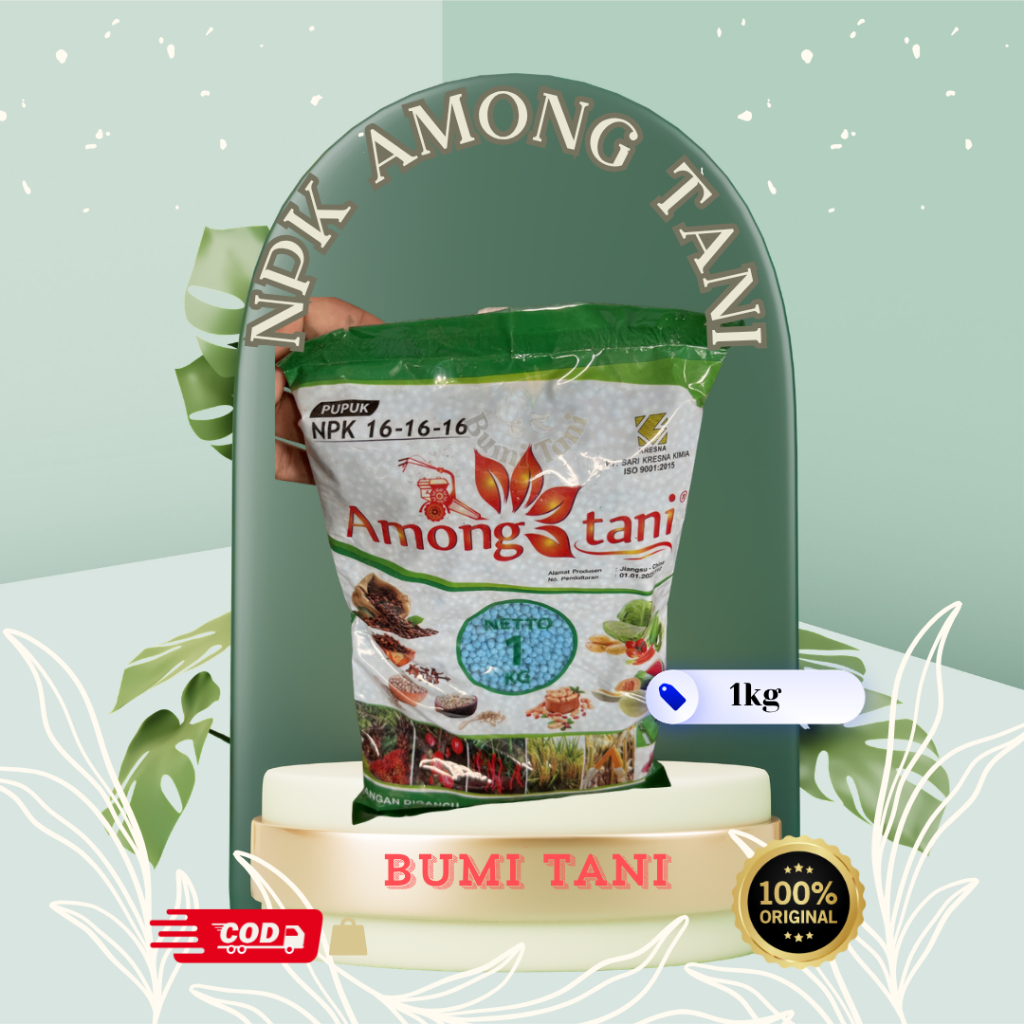 Pupuk NPK 16-16-16 Among Tani 1kg