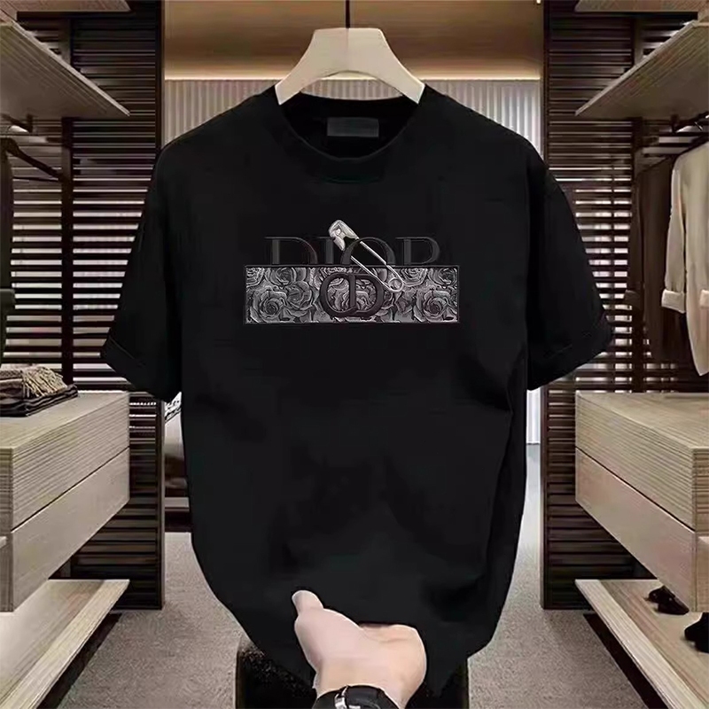 Baju Kaos Pria Distro Streetwear Dior, Premium Quality, Bahan Katun Lembut, Fashion Pria Wanita Terb