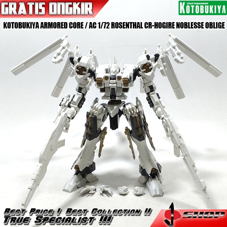KOTOBUKIYA ARMORED CORE / AC 1/72 ROSENTHAL CR-HOGIRE NOBLESSE OBLIGE KOTO589