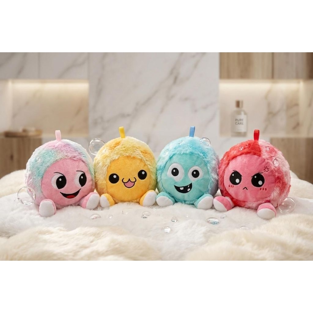 BOLA BONEKA MAINAN POMPA BULU LEMBUT