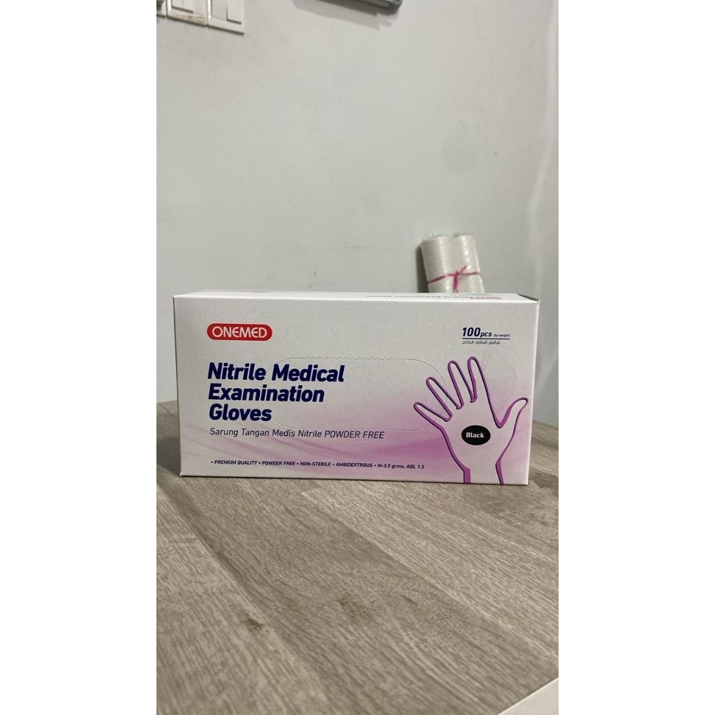SARUNG TANGAN NITRILE HITAM SAVE GLOVES
