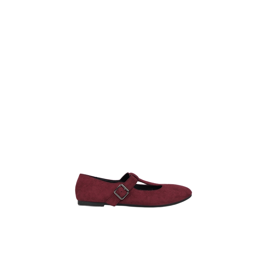 COLORBOX Maroon Flat Shoes