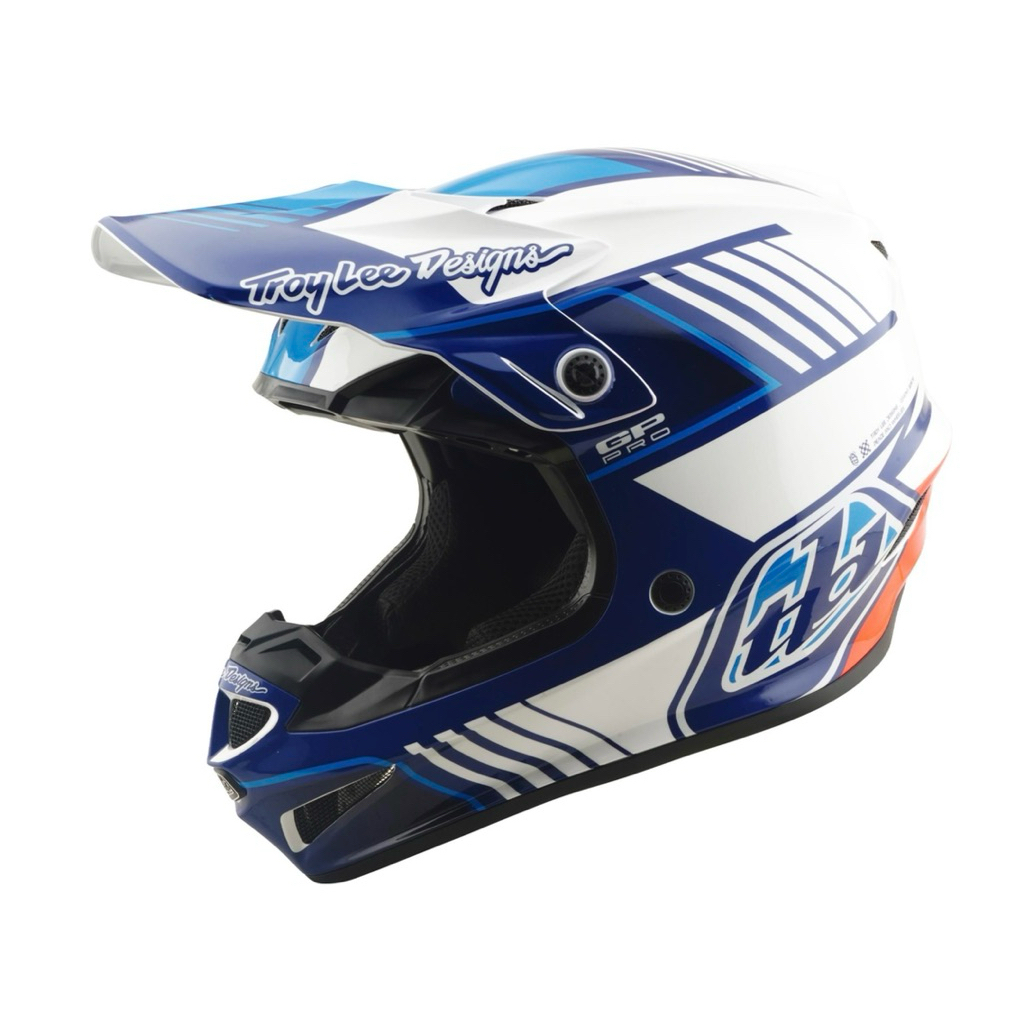 Helm TLD GP PRO Segment Blue Helmet Full Face TLD GP PRO Segment Blue Original