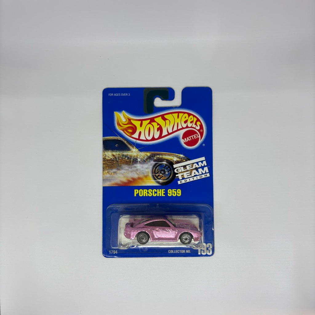 HOTWHEELS PORSCHE 959 GLEAM TEAM SET OF 2 VARIAN SUPER RARE