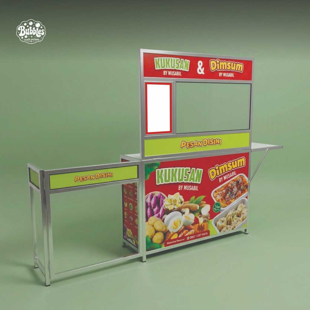 Booth Portable Meja Lipat Jualan Booth Portable 21 Model Meja Dalam Kompor