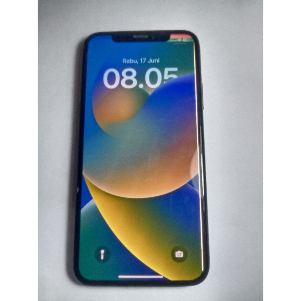 LCD Ori Copotan iPhone X Minus Garis Samar & Garis Putih Touch Normal