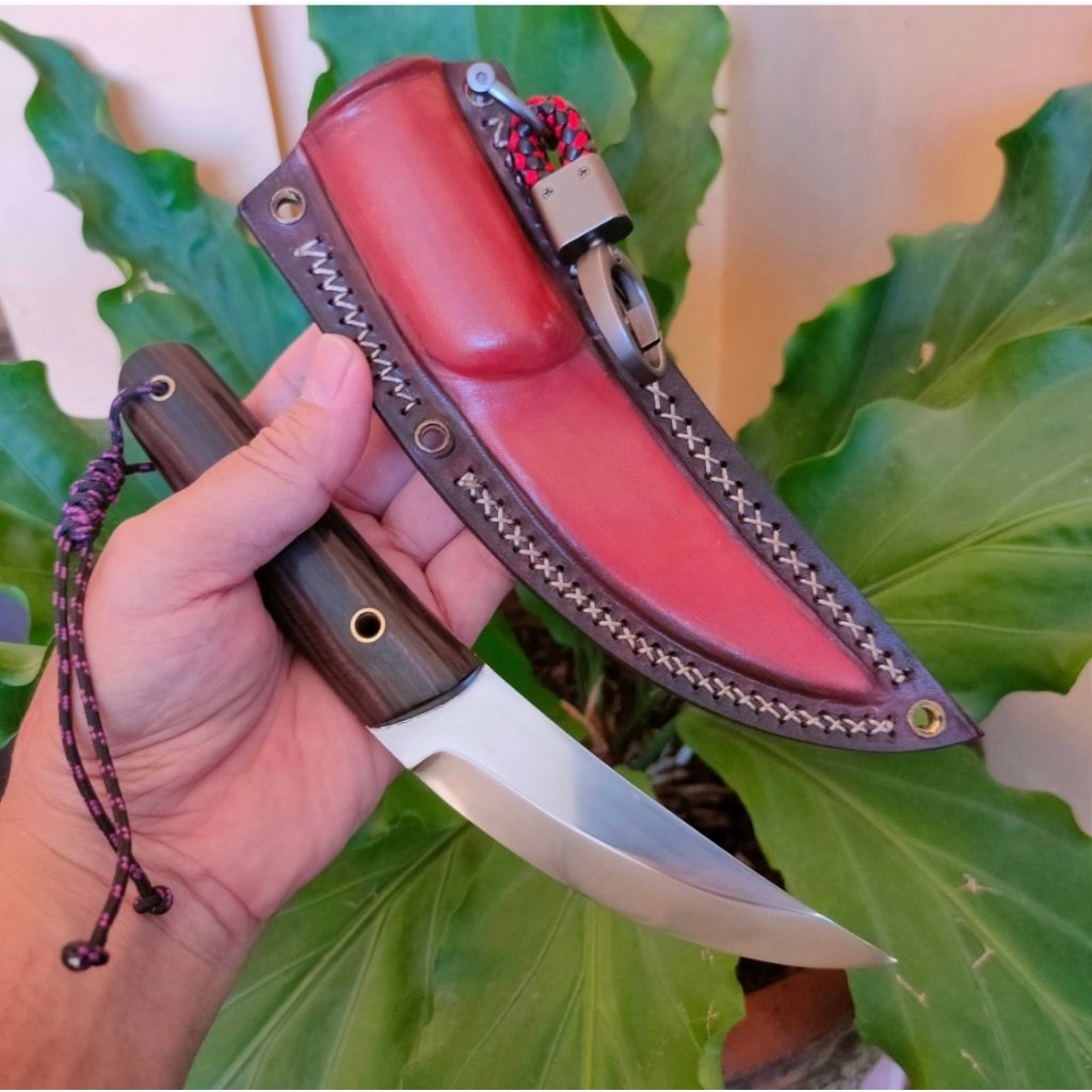 D2 Handmade kitchen knife, Pisau dapur baja D2 model Kwaiken yang super tajam dan awet tajamnya, Sar