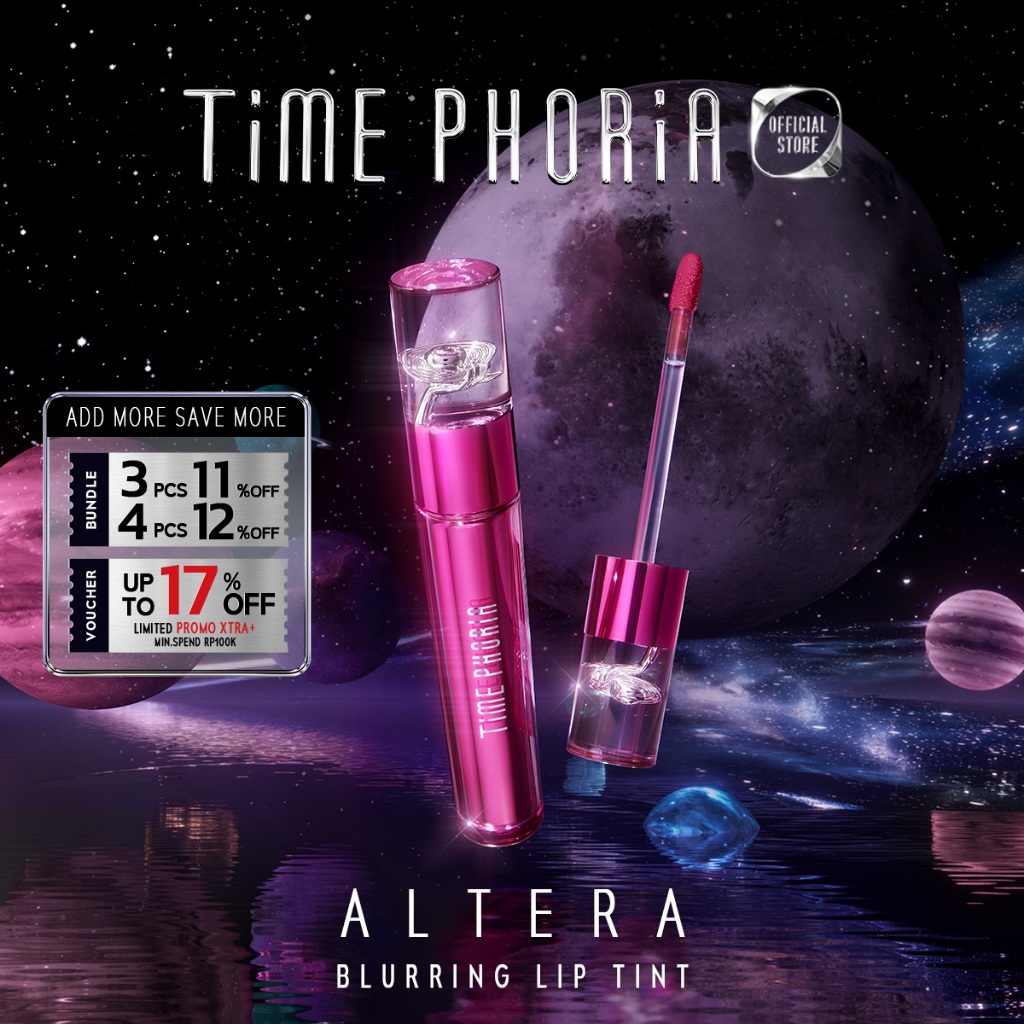 TIME PHORIA -Altera Blurring Lip Tint Blurs Lip Lines Shine To Matte Watery Blur-Lip Lipgloss Lipsti