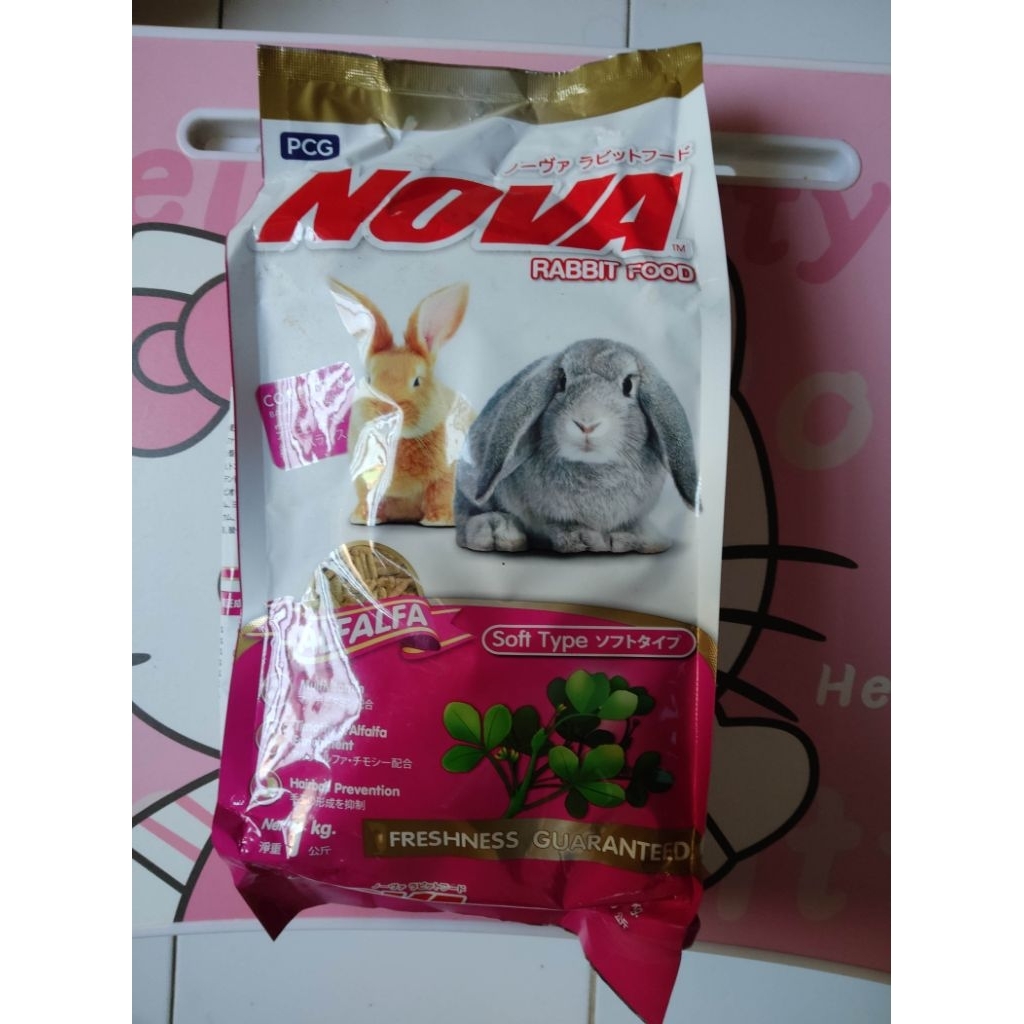makanan kelinci nova alfafa