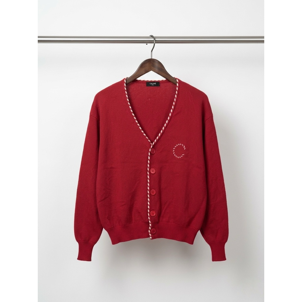 Celine Paris Luxury Cardigan Boxy Fit Rajut Unisex