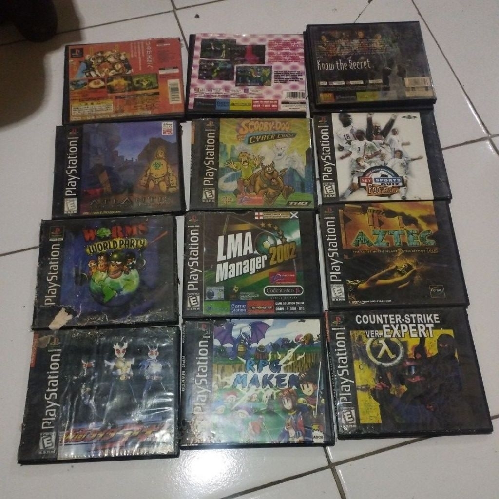 borongan kaset kopab ps 1 bekas