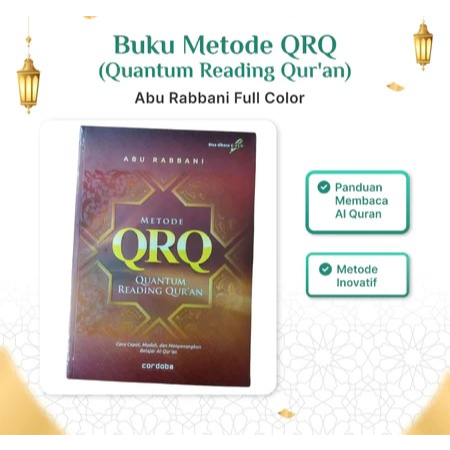 Buku Metode QRQ (Quantum Reading Qur'an) Abu Rabbani Full Color - Cepat dan Mudah untuk Dipelajari