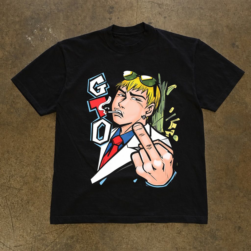 Kaos Anime Retro Great Teacher Onizuka Combed Premium 24s Pria dan Wanita
