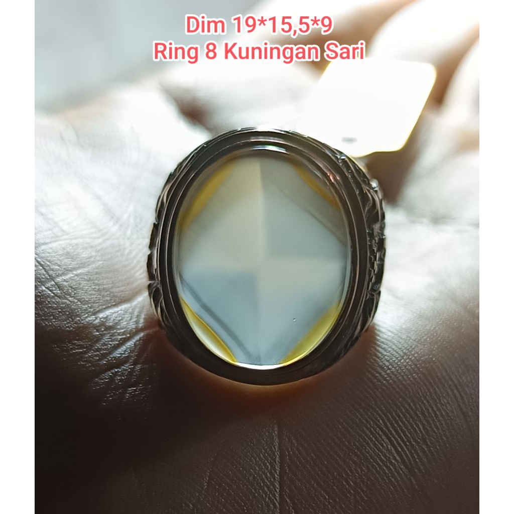 Cincin Akik Tapak Jalak Sulaiman