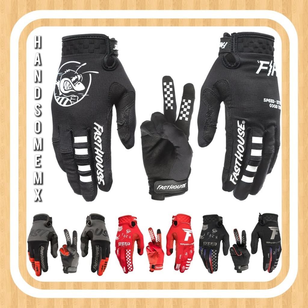 sarung tangan fasthouse motocross glove fasthouse mtb sarung tangan cross fasthouse trail glove mtb 