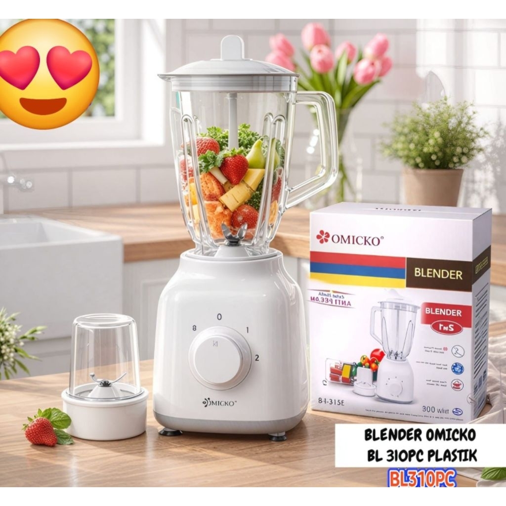 BLENDER OMICKO BESAR 2 IN 1 PLASTIK BL 310 PC