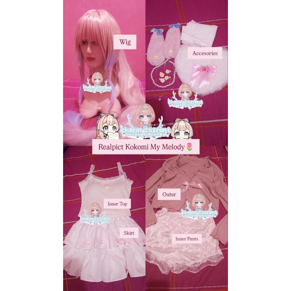 Preloved Kostum Cosplay Kokomi My melody