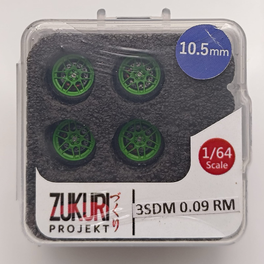 ZUKURI PROJEKT 3SDM 0.09 RM Velg Miniscale 1/64