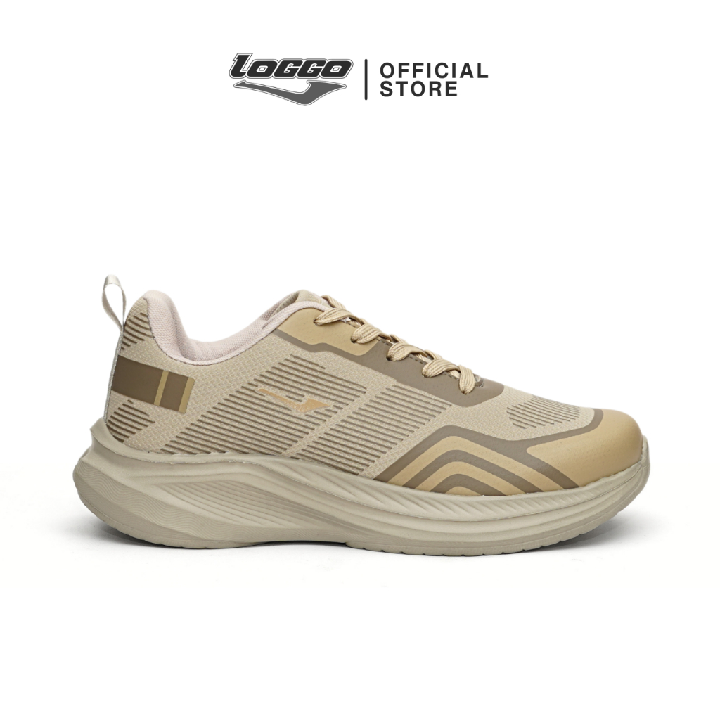 Loggo Hercules Series Running Sepatu Lari Sneakers Sport Unisex - Beige