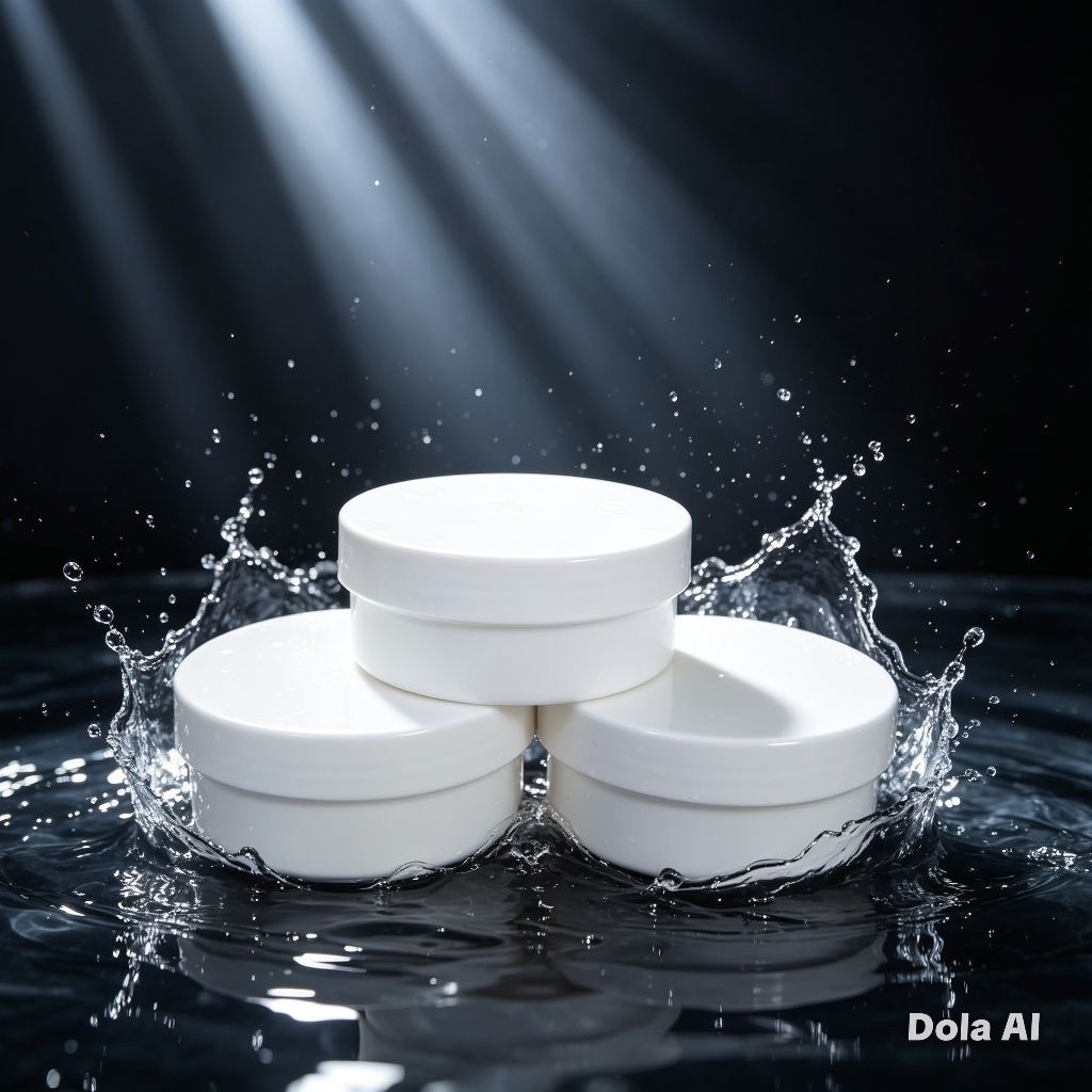 Pot Lulur 250 Ml  Putih