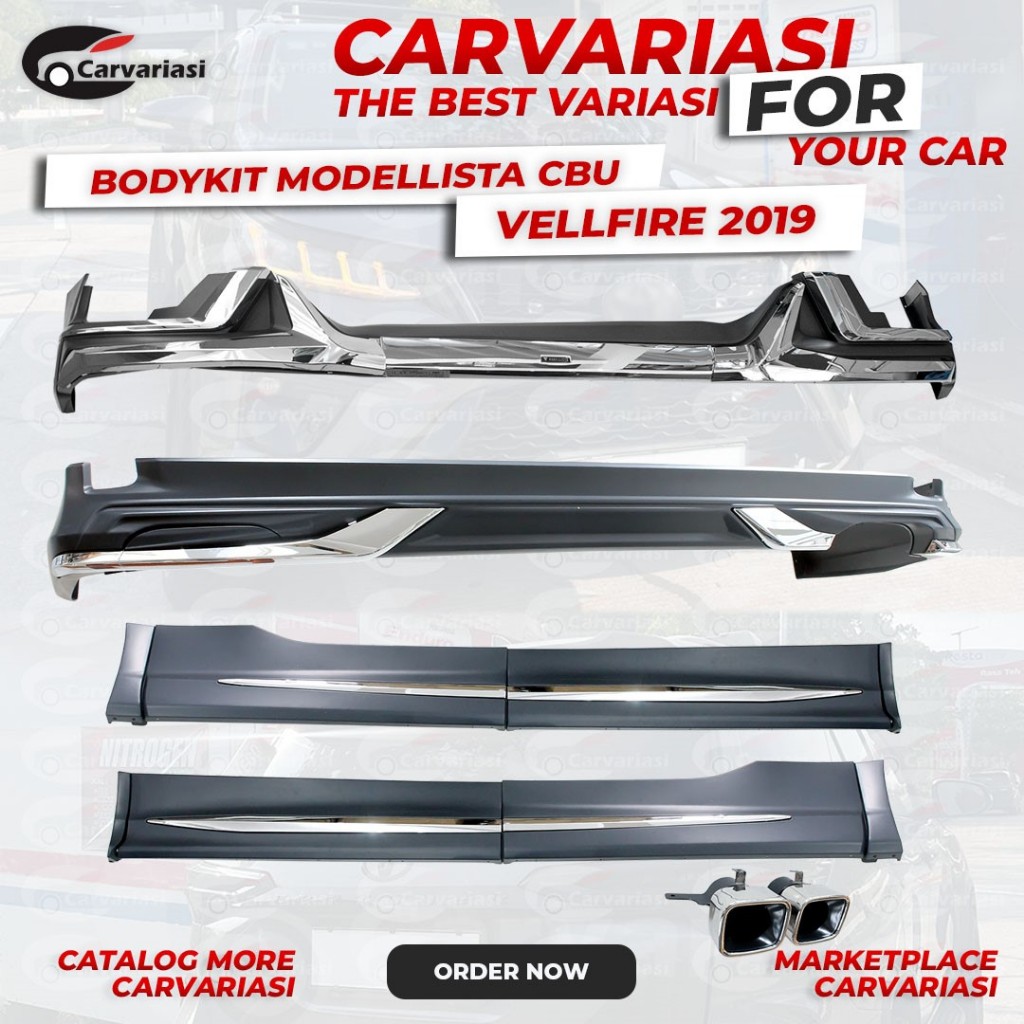 Bodykit Vellfire 2019 Modelista Style Bodykit Modelista Vellfire 2019 ANH 35 - ADD ON