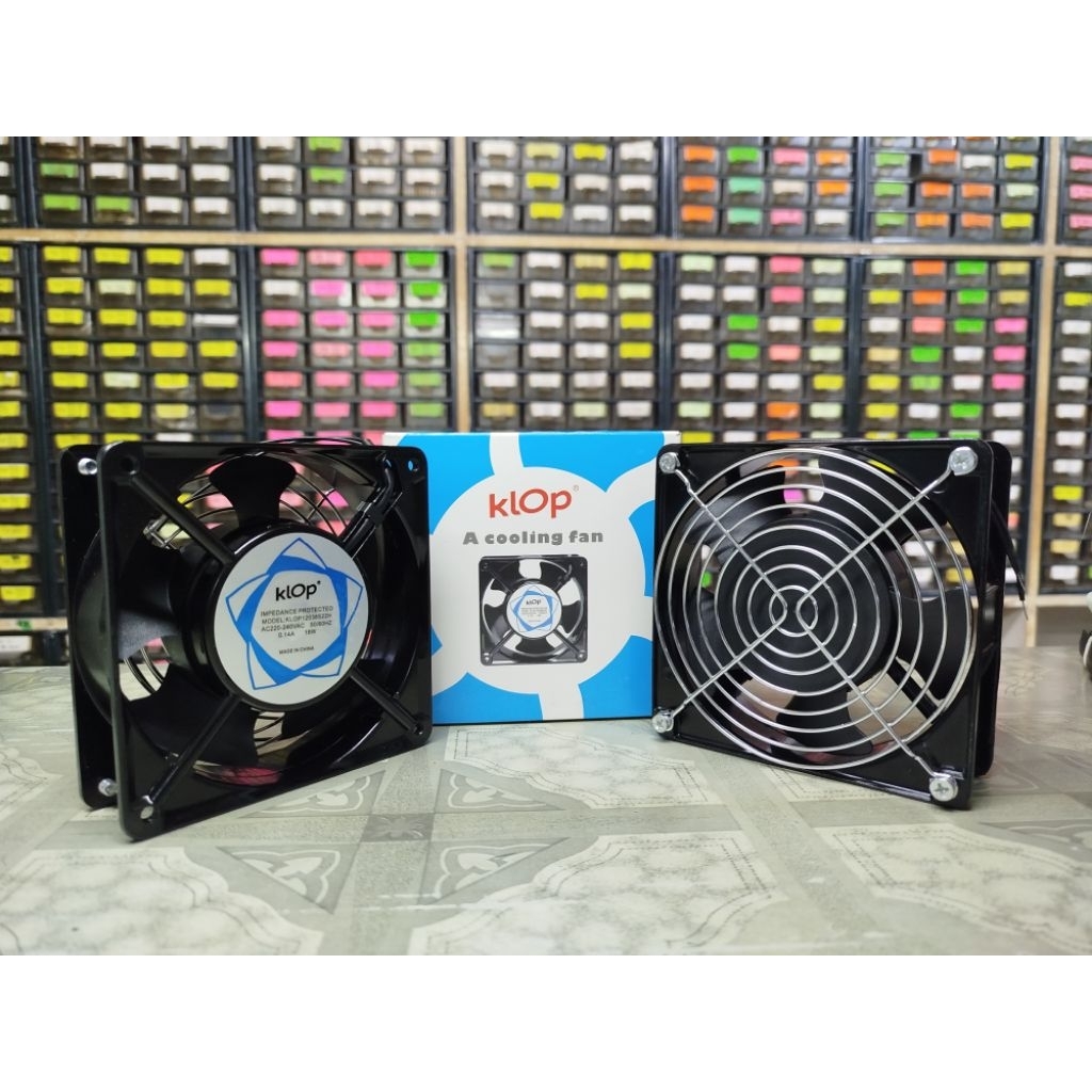 kipas ac 220v 12cm fan 220v ac klop