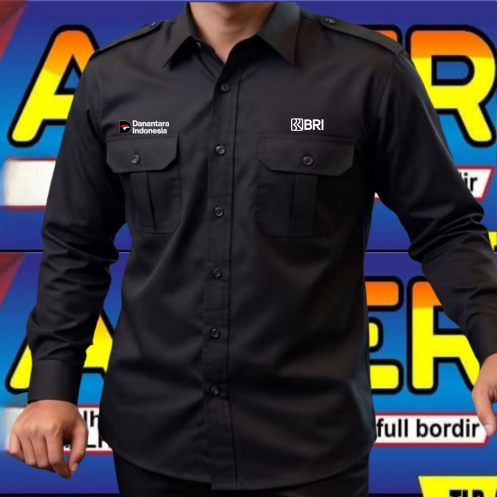 ready stok danantara Bank BRI kemeja Bank BRI seragam bank BRI baju Bank BRI baju baju bank BRI pdh 