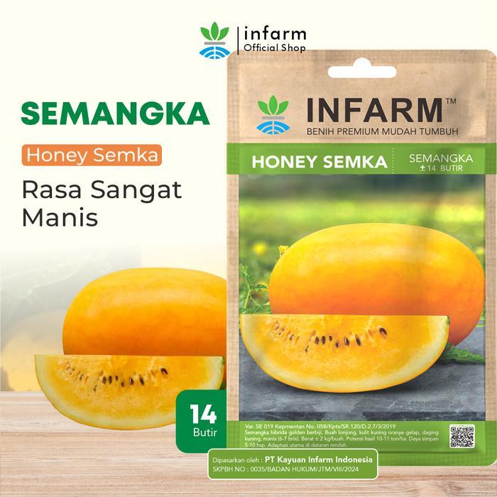INFARM - Benih Bibit Semangka Benih Buah Semangka Kuning Bibit Buah Buahan Benih Buah Semangka Honey