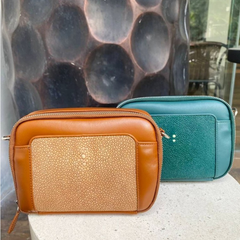 (PARRI) RUNA BAG - Tas Wanita Kulit Ikan Pari