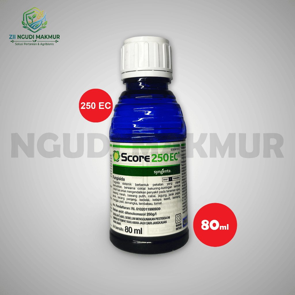 Zii Ngudi Makmur - Fungisida Score 250EC Obat Jamur Padi Sawah Pembasmi Penyakit Blas Bercak Daun & 