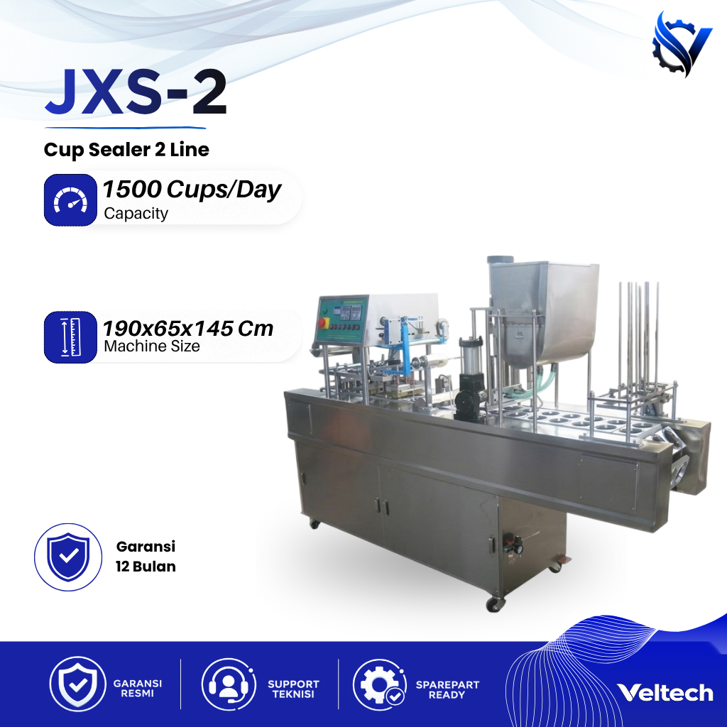 Mesin Filling Cup 2 Line /Mesin Pengisian Dalam Kemasan