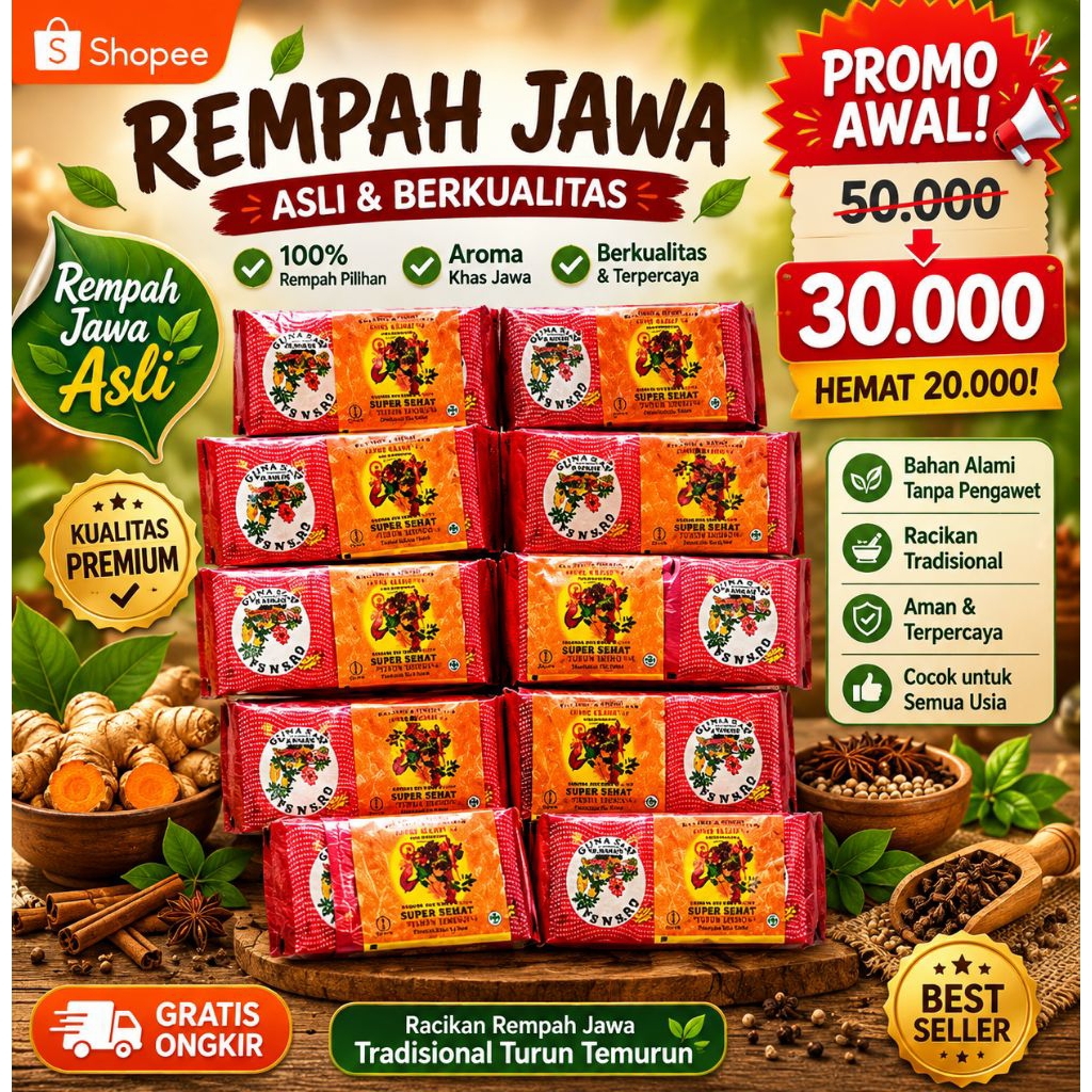 Gemuk sehat guna sari original bonus kuning