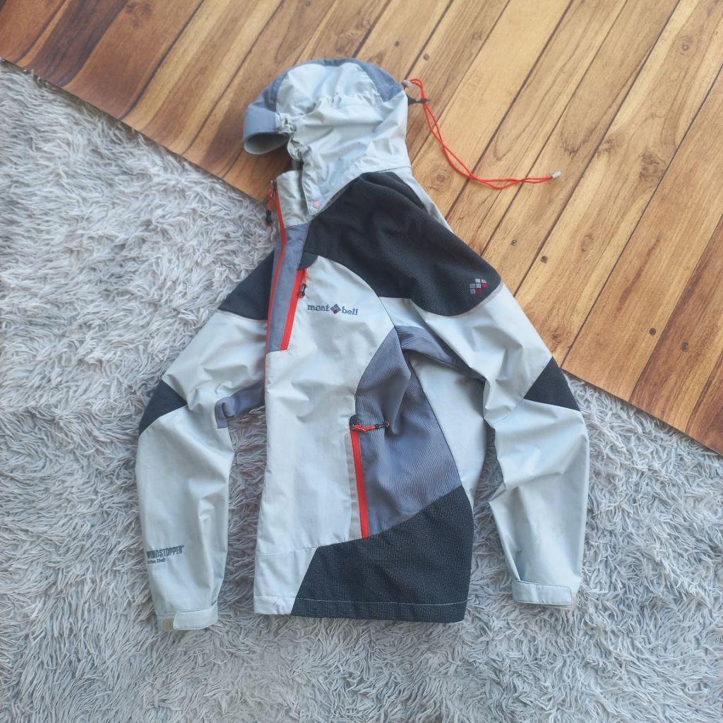 Montbell Windstopper Shell Gorpcore Outdoor Jacket Waterrepellent NOT jaket outdoor gorpcore goretex