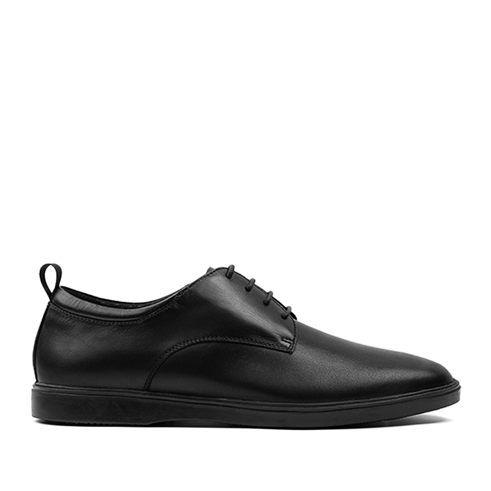 Prabu - Luhur Black Sepatu Slip On Pria