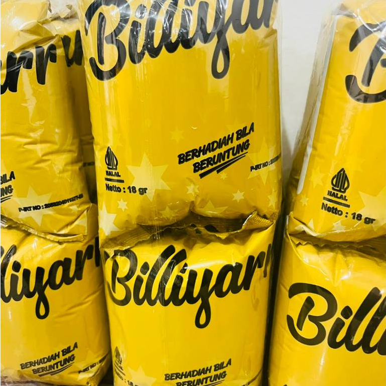 Snack Billiyar Berhadiah Jika Beruntung 1 Bal isi (10pcs) Reseller
