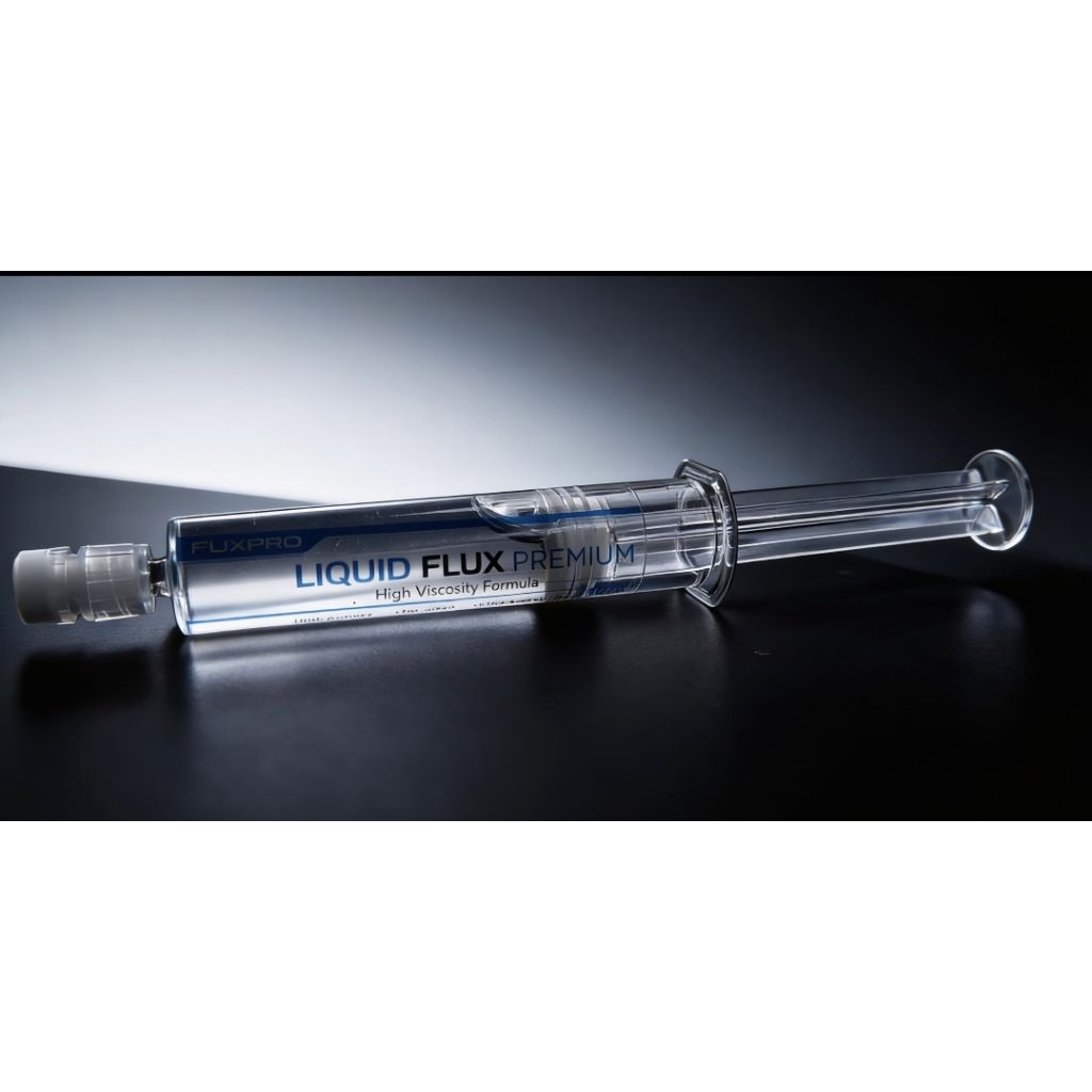 FluxPro Liquid Flux BGA Premium 10cc | CPU eMMC UFS IC Rework Clear Low Smoke Non Clean