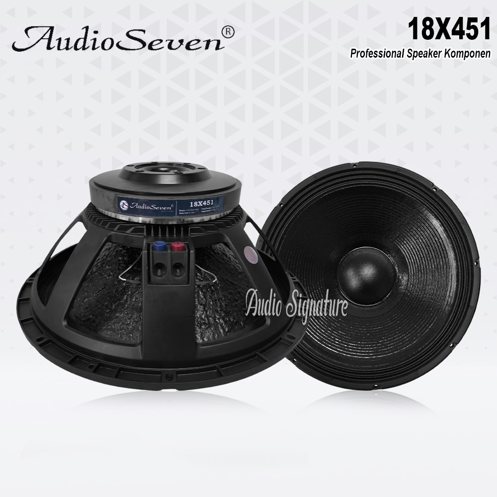 Komponen Speaker 18 Inch AUDIO SEVEN 18X451 | LF18X451 | LF 18X451 Original