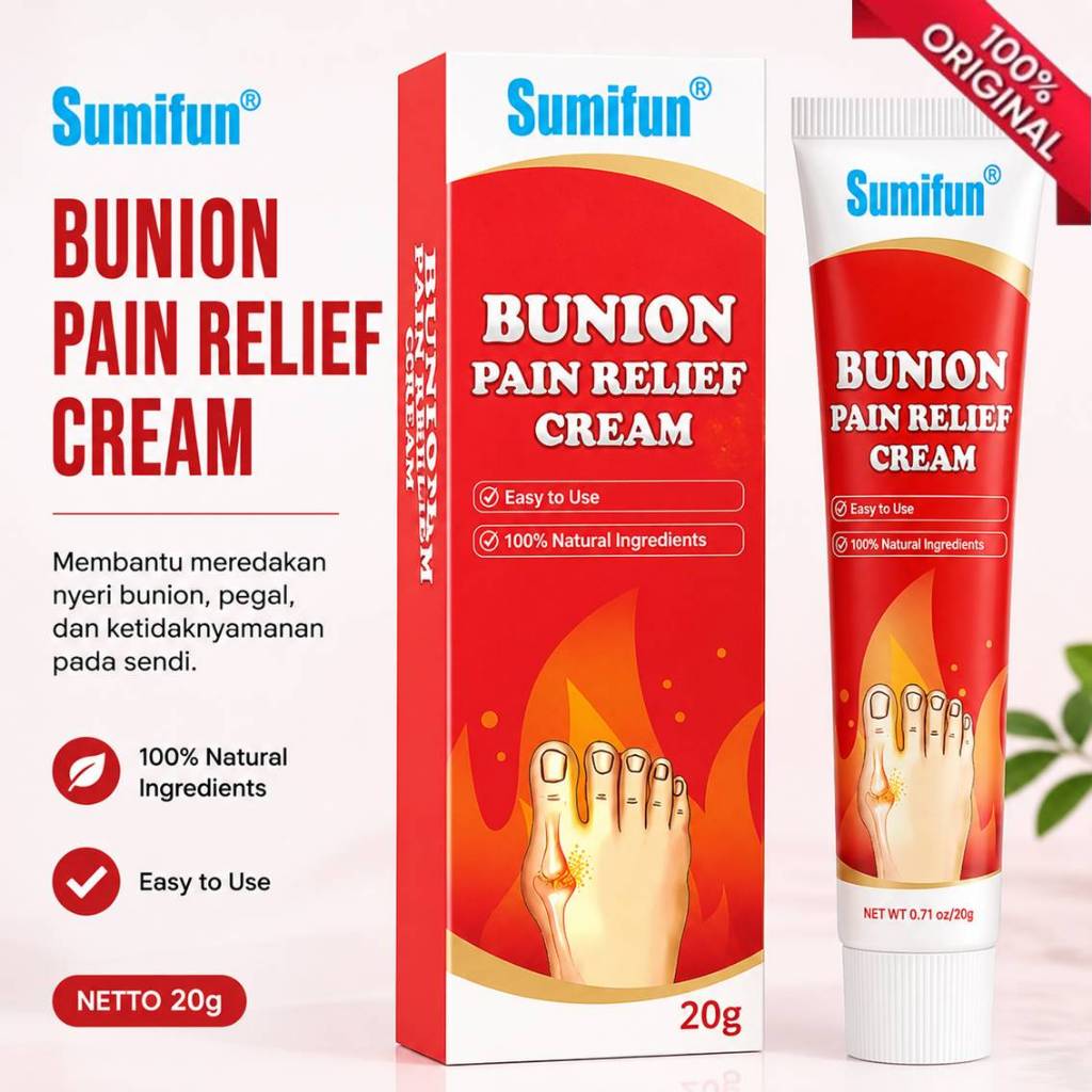 Sumifun Bunion Pain Relief Cream – Salep Pereda Nyeri Bunion & Pegal Sendi 20g
