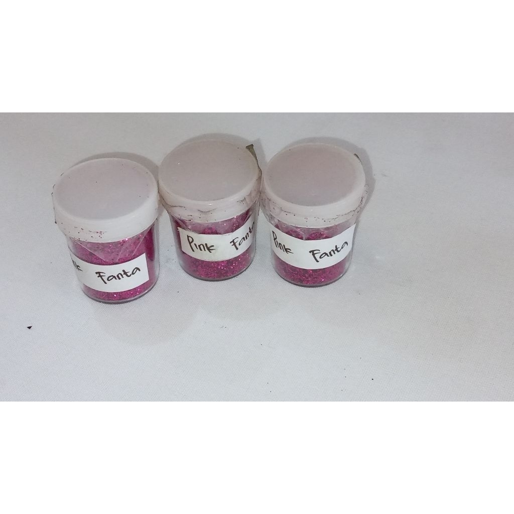 Glitter Buket Warna Pink Fanta