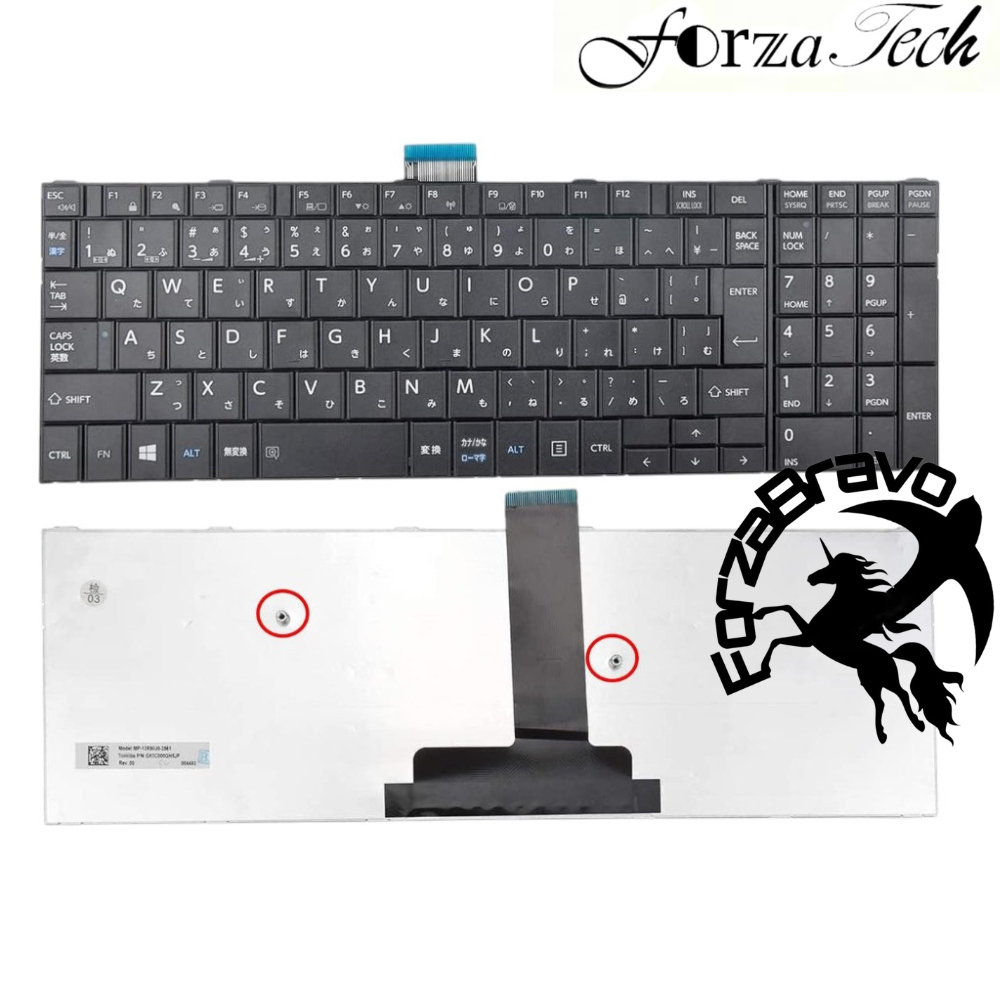 Keyboard  Laptop Toshiba Dynabook Satellite B65/R B35/R/W/Y B45/B B65/D AZ35/BB B55/B R50-C Hitam Be