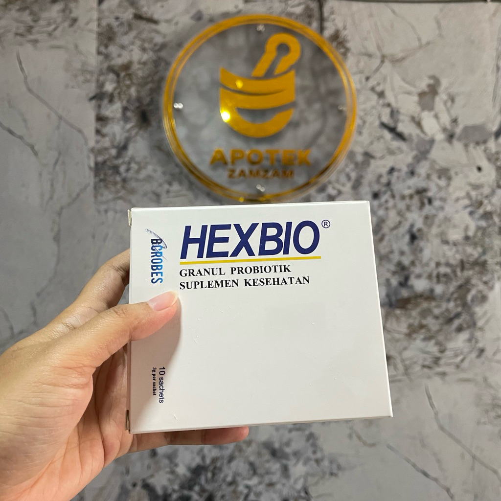 HEXBIO PROBIOTIC SUPLEMEN KESEHATAN MEMBANTU KESEHATAN PENCERNAANN DEWASA