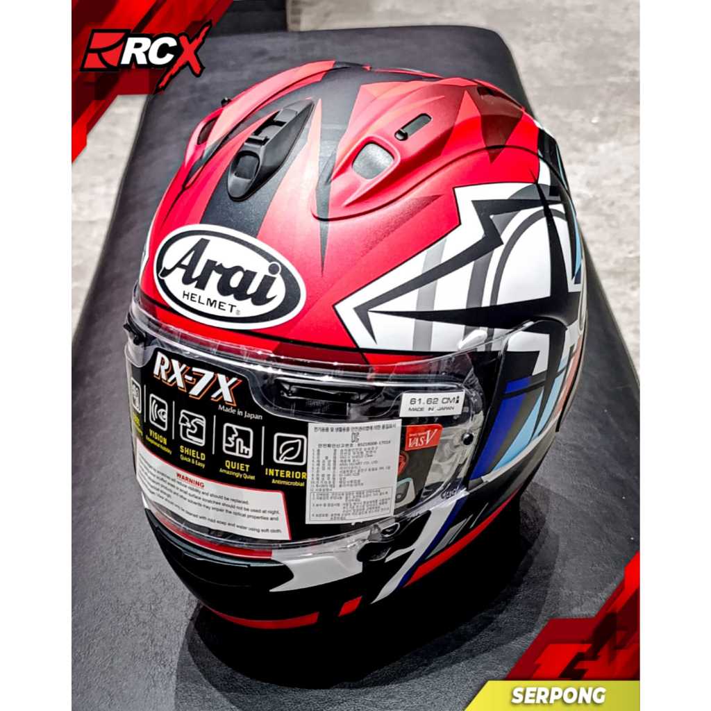 Helm Arai RX7X Takumi Helmet 2ND Bekas Second RCX