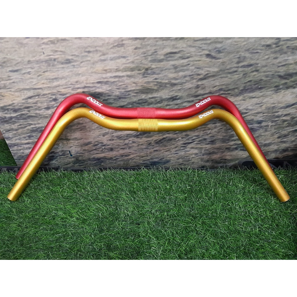 Handlebar / Setir / Stang EXODUS MINION / KUMIS ALLOY 25.4mm x 60cm Sepeda Minion Minitrek