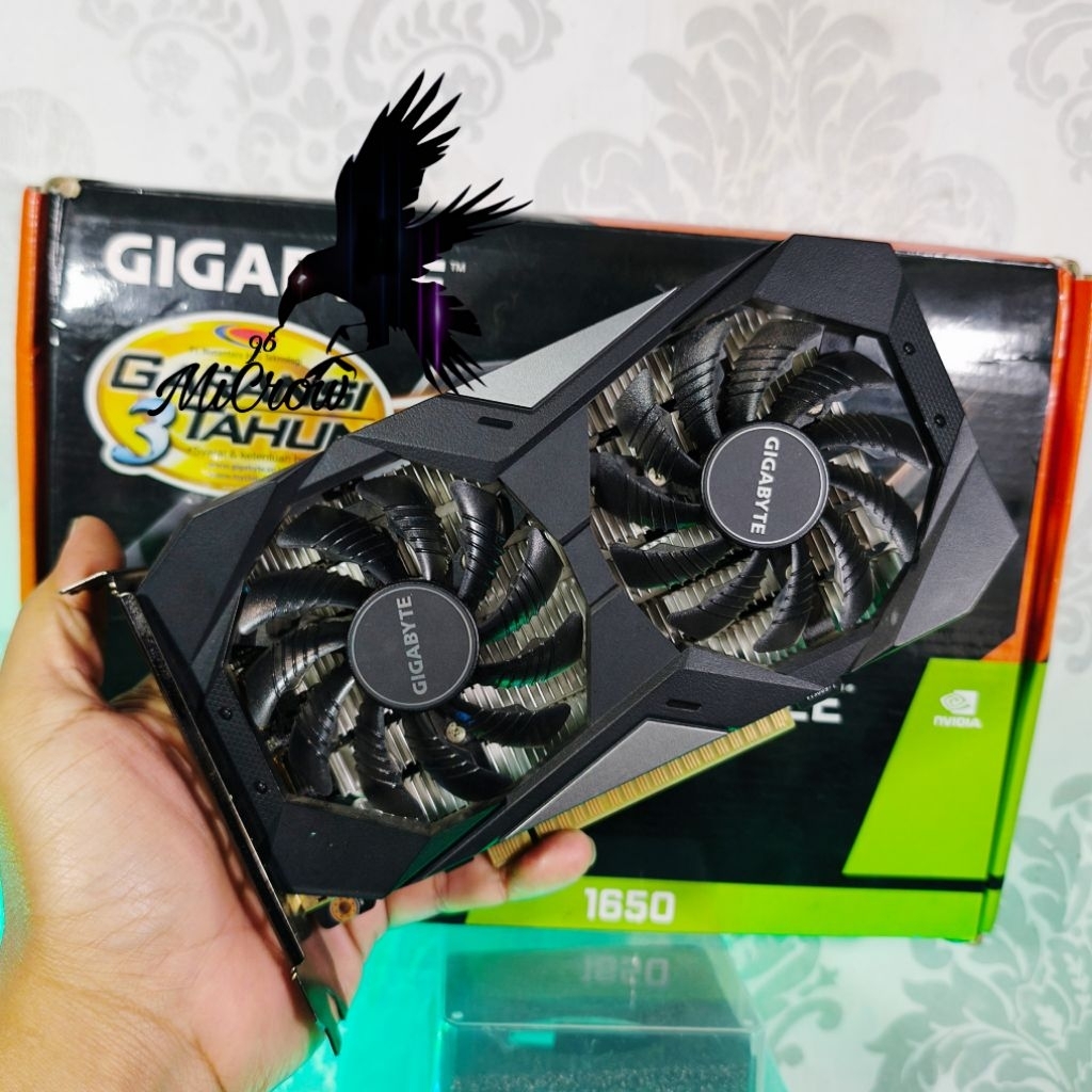 VGA Nvdia GTX 1650 4gb 128bit DDR5 DX 12 bisa untuk libas gaming GTA V Pes dll  #tag RX 580 GTX 1660