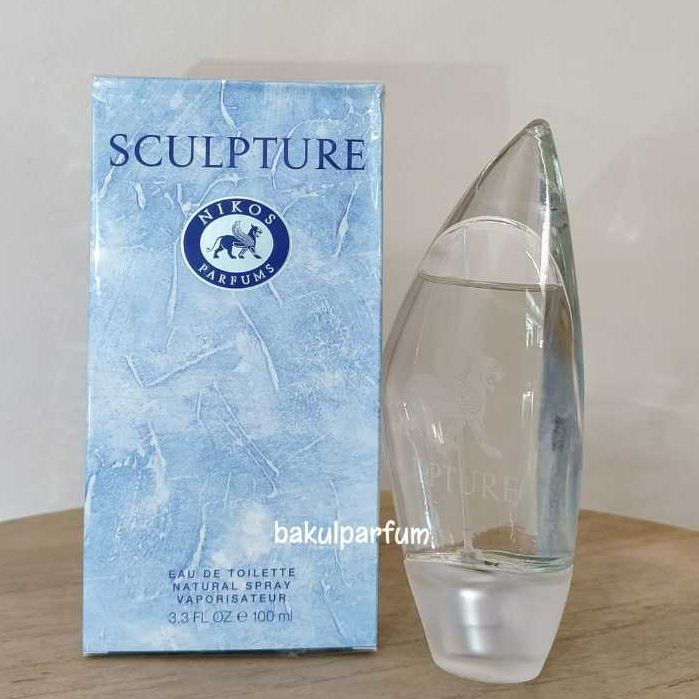 Nikos Sculpture Pour Homme EDT 100ml Men Parfum Pria Fresh Citrus Floral Tahan Lama