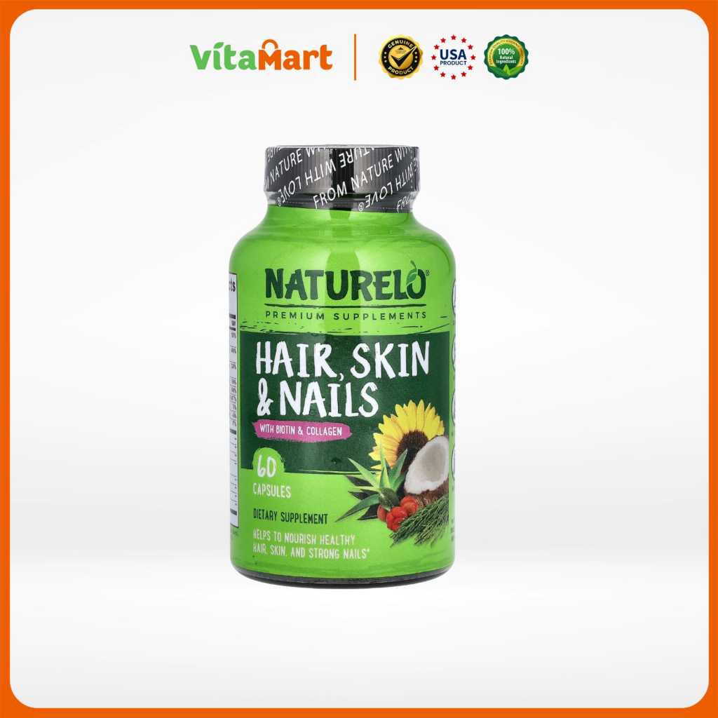 Naturelo Hair, Skin & Nails 60 Capsules  USA