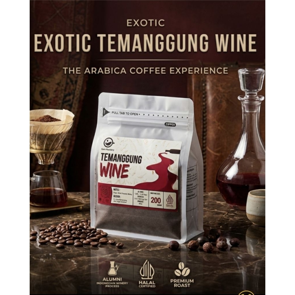 biji kopi arabika Temanggung Wine