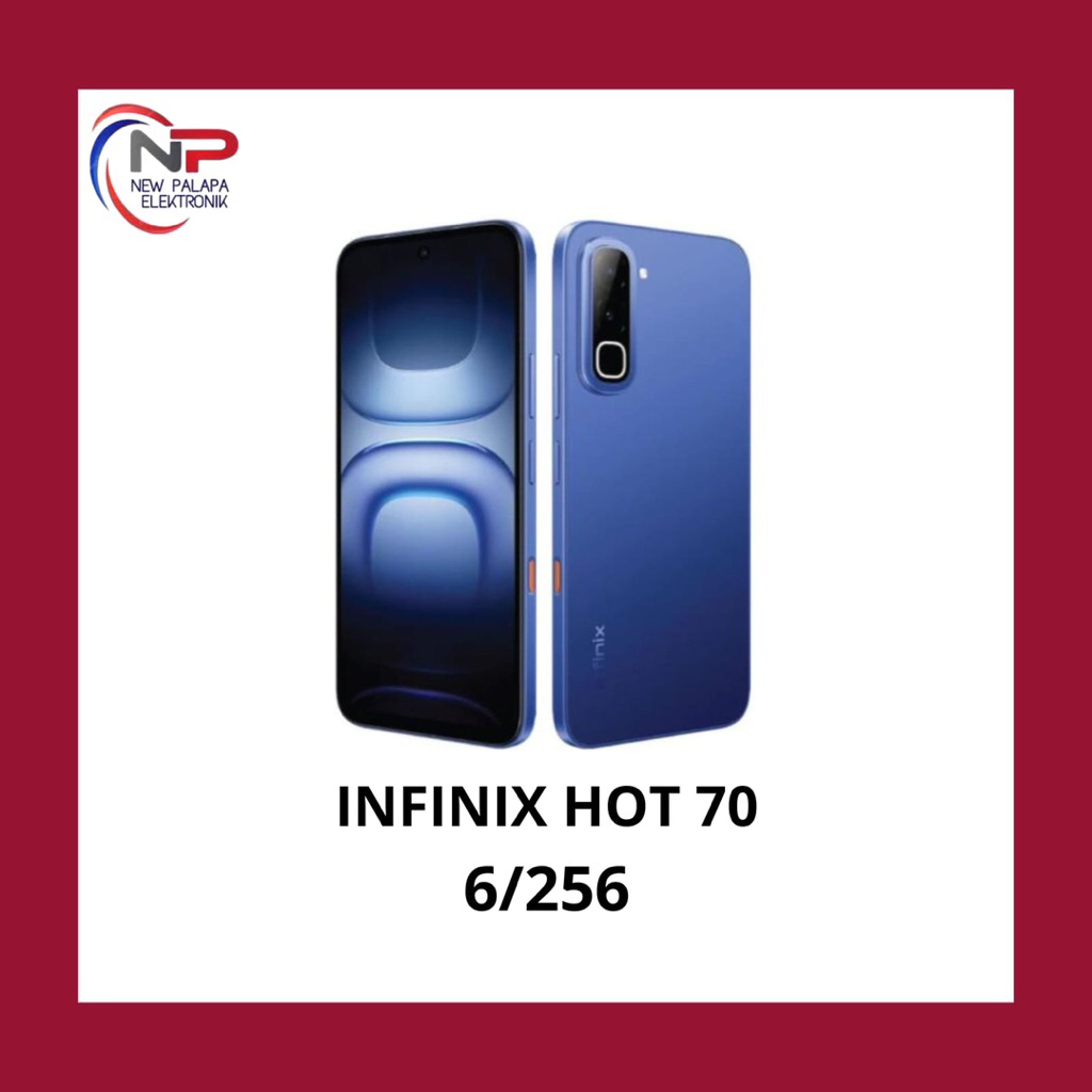 HP INFINIX HOT 70 RAM 6/256GB GARANSI RESMI INFINIX