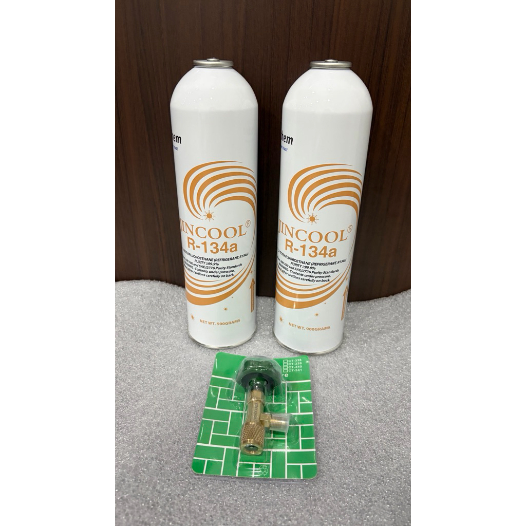 Freon Jincool R134A 900gr R 134A R 134 A preon kaleng kulkas mobil preonn freonn pendingin